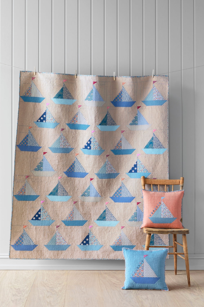 Tilda Patchwork Stoff Baumwolle - Creating Memories - Gracie Blue